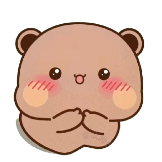 😊 emoji Dudu & Bubu 5 @twix_bears Telegram sticker 23 of 120