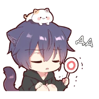 ✅ emoji Черный кот - @tg_sticks Telegram sticker 16 of 28