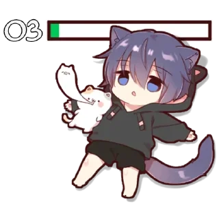 ☠️ emoji Черный кот - @tg_sticks Telegram sticker 8 of 28
