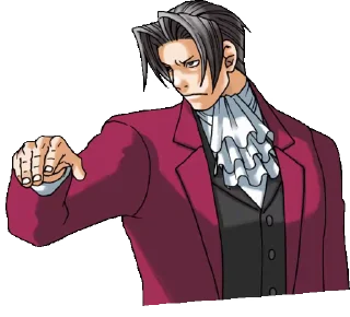 Sticker from Ace Attorney