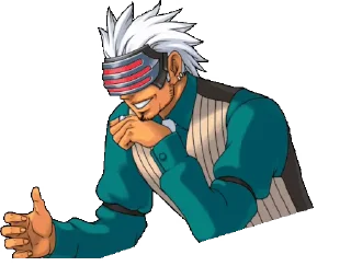 Sticker from Ace Attorney Badasses