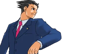 👉 emoji Ace Attorney Telegram sticker 24 of 50