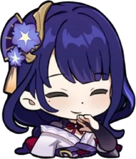 🌟 emoji Райдэн сëгун (≧∇≦) Telegram sticker 10 of 120