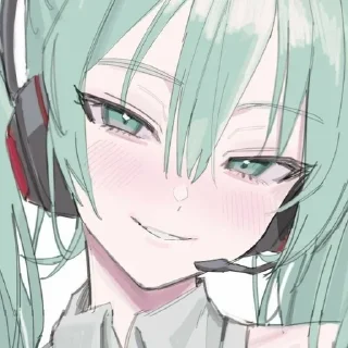 🎵 emoji Милашка Мику!  @negri_rabotaut Telegram sticker 17 of 45