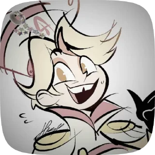🌟 emoji БОЛЬШЕ ⇨ @CLOOBHUB АВЕЛЬ ОТЕЛЬ ХАЗБИН HAZBIN HOTEL Telegram sticker 20 of 35