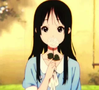 😕 emoji K-On! Telegram sticker 15 of 40