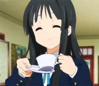 😀 emoji K-On! Telegram sticker 18 of 40