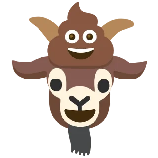 🐐 emoji козёл бля 🐐 Telegram sticker 12 of 77