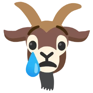 🐐 emoji козёл бля 🐐 Telegram sticker 24 of 77
