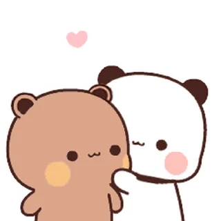 💋 emoji Dudu & Bubu 6 @twix_bears Telegram sticker 6 of 120