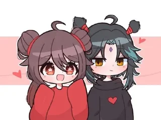 ☺️ emoji Сяо и Тао Telegram sticker 16 of 17