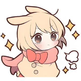 Sticker from Сладкий зайчик 2 @nyasticks