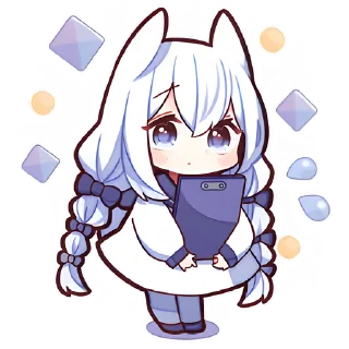 😊 emoji Сладкий и белый зайчик @nyasticks Telegram sticker 18 of 41