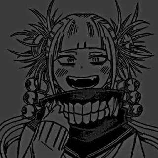 😄 emoji Тога Химико Telegram sticker 18 of 48