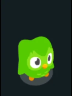 🦉 emoji Duolingo funny animations Telegram sticker 5 of 42