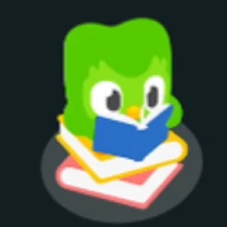 📚 emoji Duolingo funny animations Telegram sticker 8 of 42