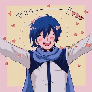 💞 Kaito my bf, Telegram sticker 20 of 45