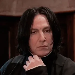 🤔 emoji ٩(๑･ิᴗ･ิ)۶ Severus_Snape Telegram sticker 18 of 51