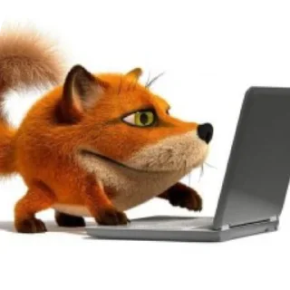 💻 emoji eбучая лисичка @stickrubot Telegram sticker 4 of 11