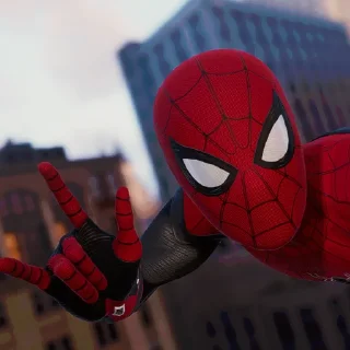 Sticker from spiderman