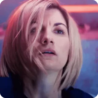 😒 emoji 13th Doctor Who | 13 Доктор Кто Telegram sticker 23 of 40