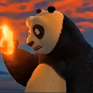 🌟 emoji Кунг-фу пандо 🐼 Telegram sticker 15 of 37