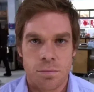 ⭐ emoji Dexter stickers vid and photo by @AprilAysar Telegram sticker 9 of 60