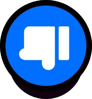 👎 emoji Дизлайк бравл старс Telegram sticker 11 of 20