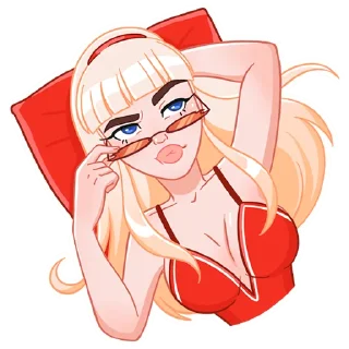 😎 Отдыхаем с Каталиной, Telegram sticker 11 of 44