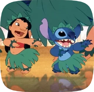 Sticker from @KRIKOLVIX 𔓕ᯟ Lilo & Stitch