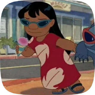 Sticker from @KRIKOLVIX 𔓕ᯟ Lilo & Stitch