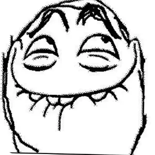 🌟 emoji derp face/ уродское выражение Telegram sticker 16 of 26