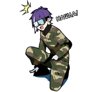 😎 emoji Тихий-кун 2 @nyasticks Telegram sticker 10 of 41
