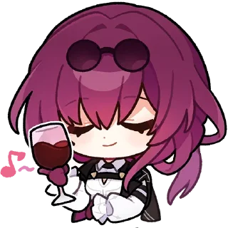 Sticker from honkai: star rail @ch3zerr