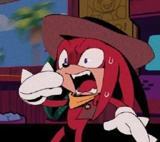 😱 emoji ❗️Knuckles❗️ Telegram sticker 20 of 23