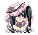 😠 emoji kuroshitsuji Telegram sticker 22 of 40