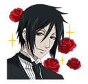 🌹 emoji kuroshitsuji Telegram sticker 5 of 40