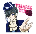 🌹 emoji kuroshitsuji Telegram sticker 6 of 40