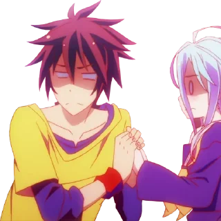 ❤️ emoji No Game No Life @anime_Stickerr Telegram sticker 6 of 23