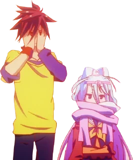 ❤️ emoji No Game No Life @anime_Stickerr Telegram sticker 7 of 23