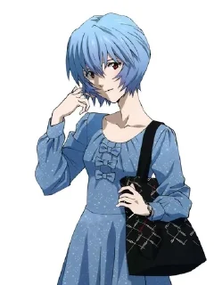 💙 emoji аянами. Telegram sticker 21 of 27