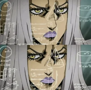 😐 emoji Jojo Telegram sticker 14 of 50