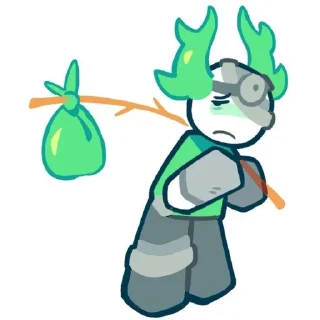 💚 emoji :3 Telegram sticker 4 of 24