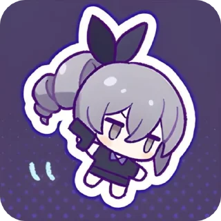 ⚡ emoji Серебряный волк @Zhostkosirok Telegram sticker 17 of 50