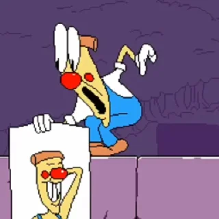 Sticker from Pizza tower