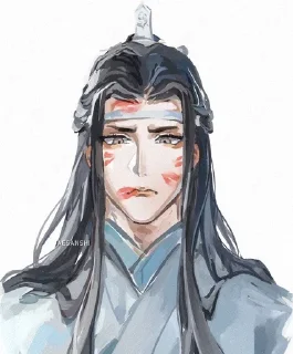 💋 emoji 🎐Lan Zhan🎐 Telegram sticker 5 of 82