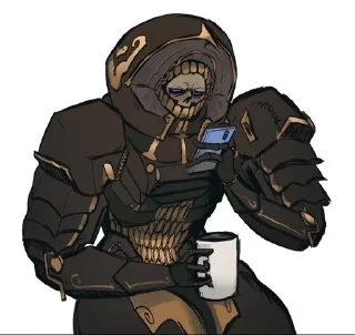 ☕️ emoji Warframe Telegram sticker 14 of 34
