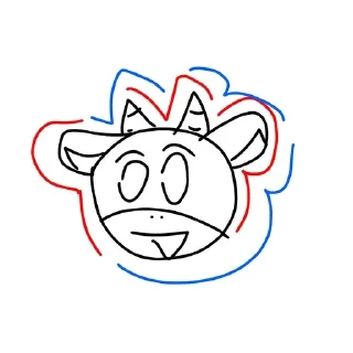 Sticker from 🐮 Negative Cow