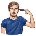 ☠️ PewDiePie, Telegram sticker 22 of 32