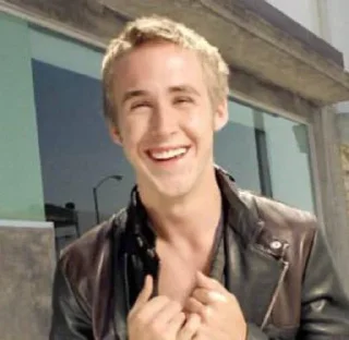 😁 emoji Райан Гослинг. Telegram sticker 12 of 46